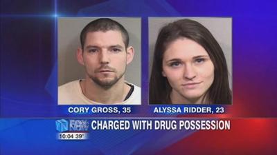 Pair arrested for drug possession after traffic stop