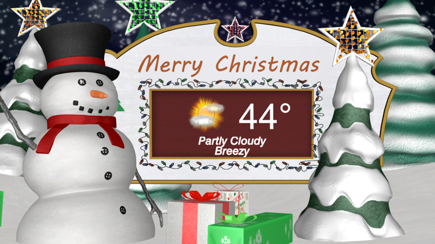 Christmas Day Forecast