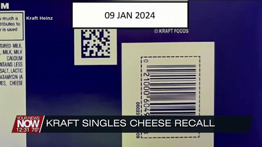 Kraft Heinz voluntarily recalls Kraft Singles American processed cheese slices