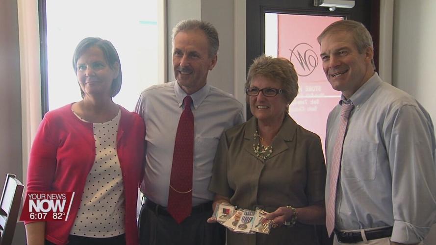 WWII veteran's family receive lost combat medals