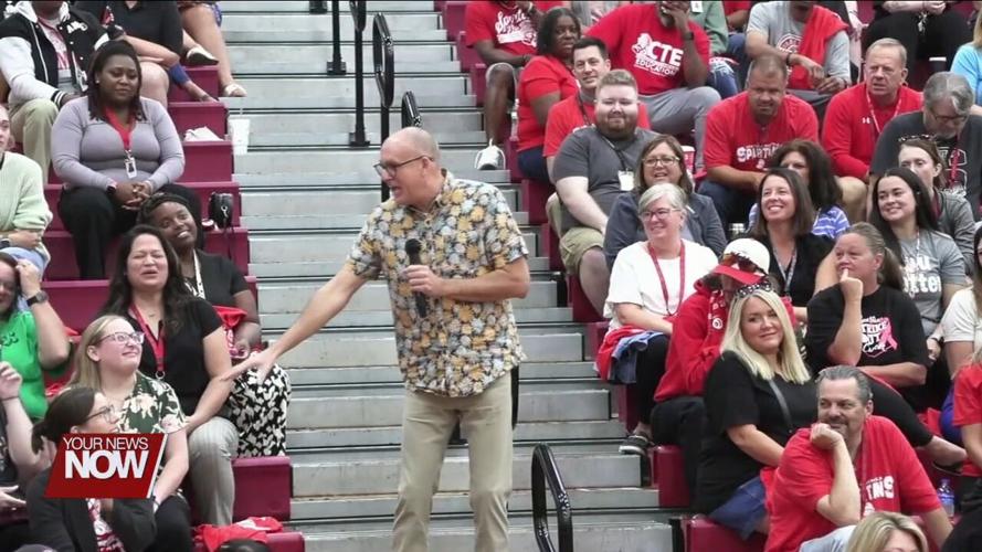 Staff and educators at Lima City Schools kick off the school year with some fun