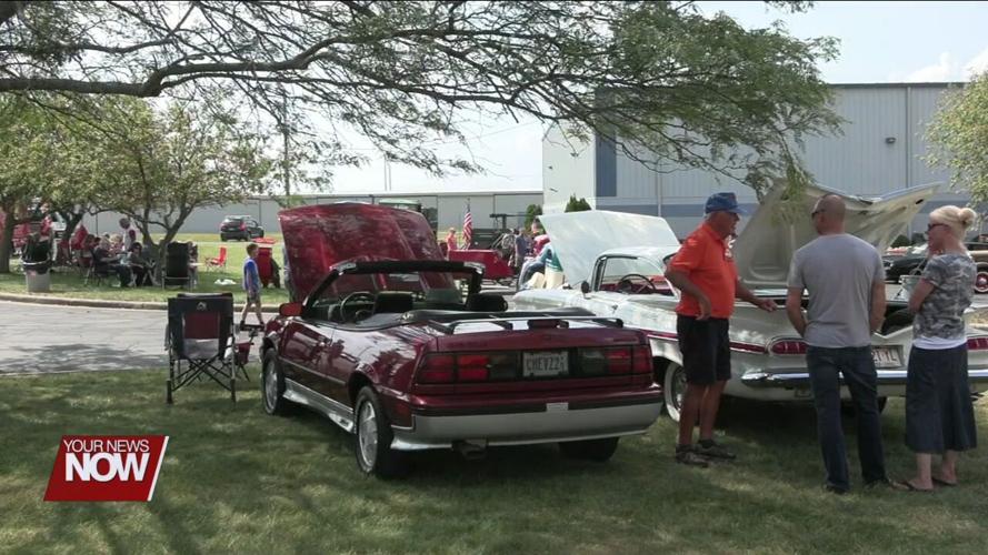 Visitors explore real bomber planes used in World War II at Allen County Airport