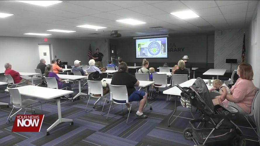 The Johnny Appleseed Park District hosts "Firebugs and Lightning Flies" at the Lima Public Library