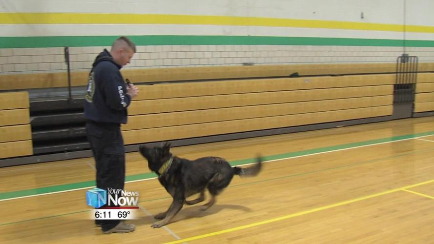 Lima police put on K9 demonstration for Positive Addiction Week 1.jpg