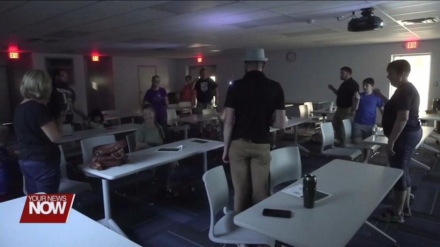 The Johnny Appleseed Park District hosts "Firebugs and Lightning Flies" at the Lima Public Library