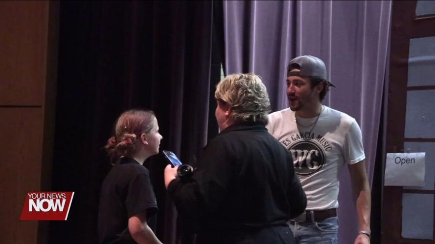 Leipsic Elementary wraps up "Right to Read" week with country music performance by alum Wes Garcia