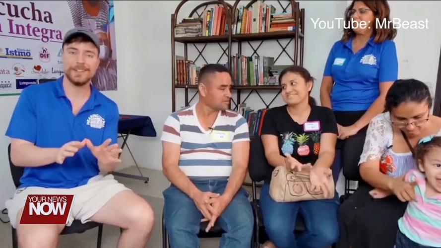 Hearing loss relief organization with local members partners with famous YouTuber MrBeast