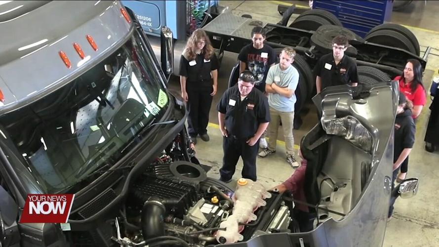 Stoops Freightliner holds an open house for career tech students