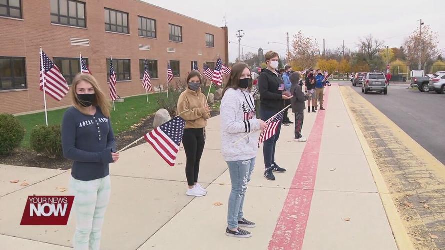 Wapakoneta students get creative for Veterans Day in the pandemic