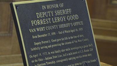Memorial service held for deputy killed in 1935 while protecting Van Wert County