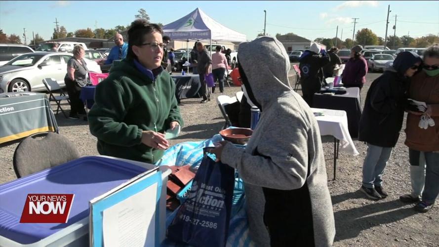 West Ohio Food Bank holds combined resource fair and food distribution at Allen County Fairgrounds