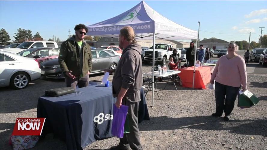 West Ohio Food Bank holds combined resource fair and food distribution at Allen County Fairgrounds