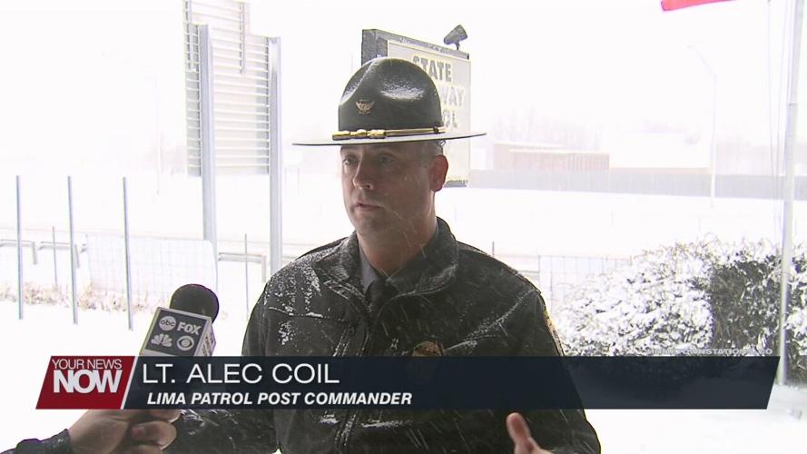 Highway Patrol urges those who need to travel to be cautious and take extra time