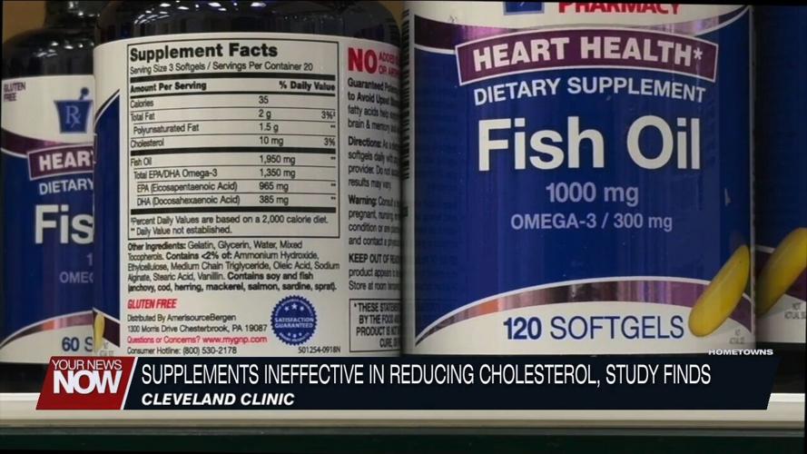New study finds that supplements are ineffective in reducing cholesterol