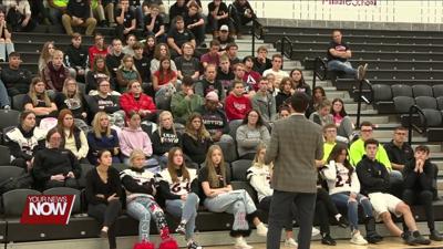Ohio Secretary of State Frank LaRose visits Spencerville High School for "Youth at the Booth"
