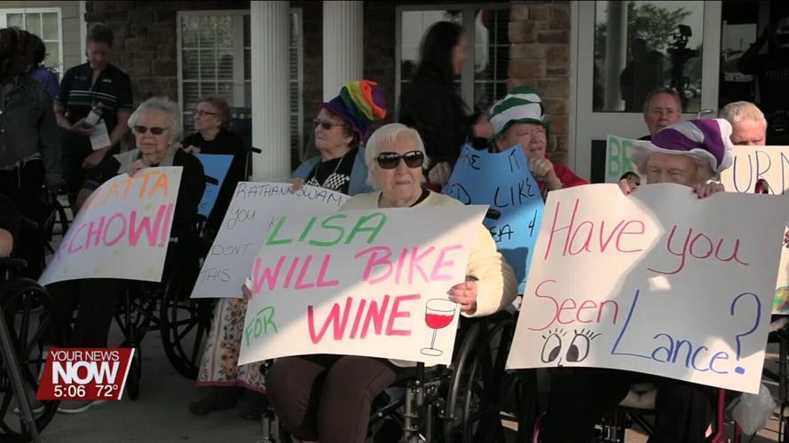 Bike tour spreading a message of health and wellness makes a stop at the Meadows of Delphos