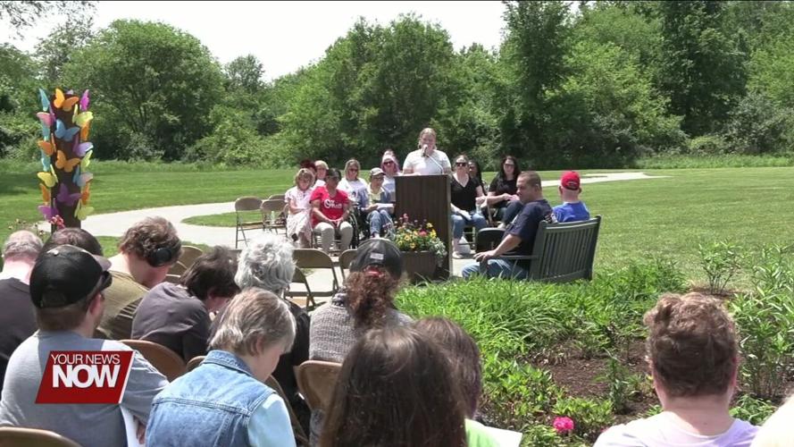 Families and friends honor loved ones at the Allen County Board of Disabilities' 3rd Annual Butterfly Memorial