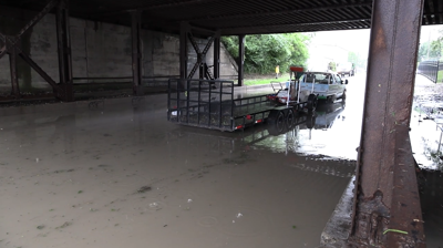 Heavy rain and quarter-size hail hit Lima as storms move through region