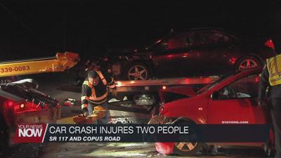 Two people hospitalized after crash at SR 117 and Copus Road intersection