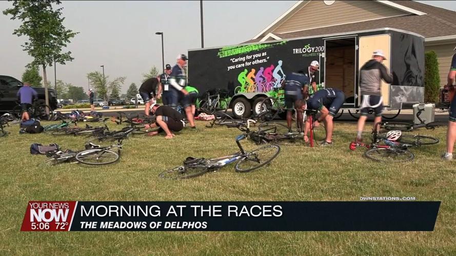 Bike tour spreading a message of health and wellness makes a stop at the Meadows of Delphos