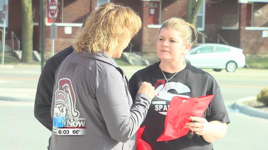 Staff from Lima City Schools were out early Saturday morning informing the community about their new preschool expansion.jpg