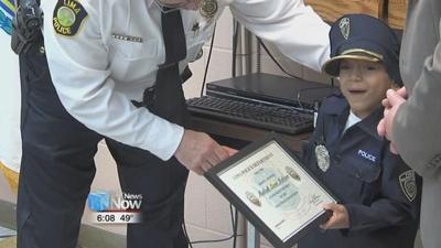 7-Year-Old Lima Boy Becomes Honorary Police Officer
