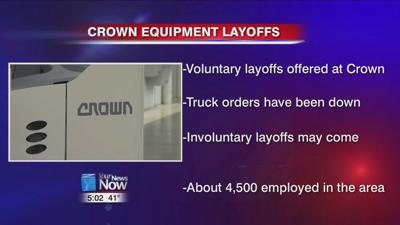 With demand down, Crown Equipment offers voluntary layoffs