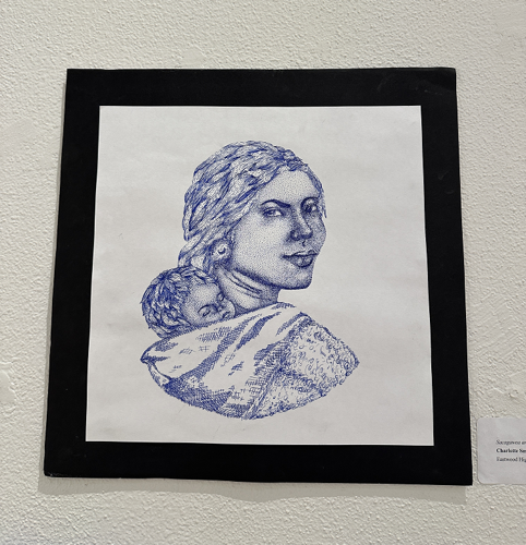 Sacagawea and her Babe by Charlotte Smith