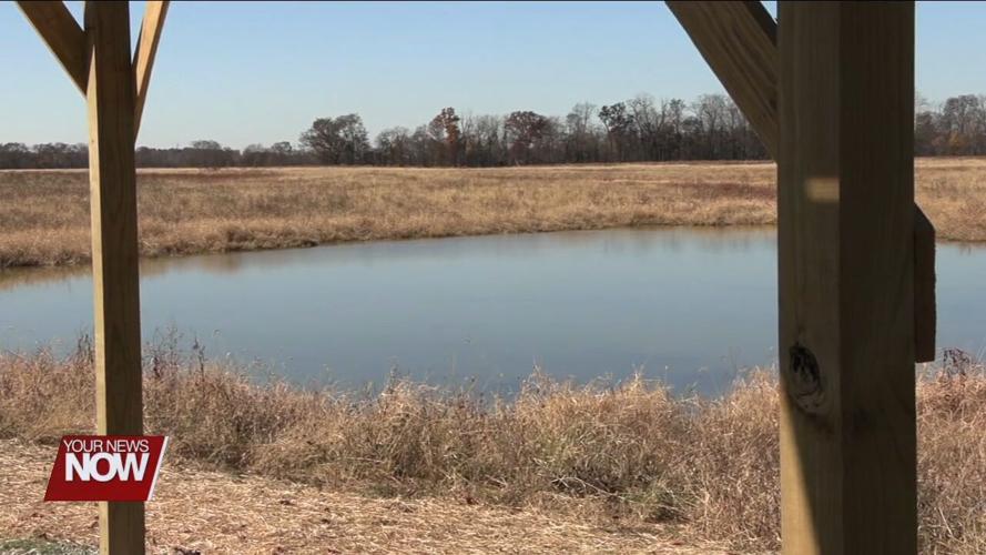 DeWine tours H2Ohio Wetland Conservation Area in St. Marys