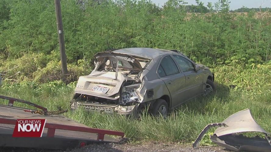 Rollover car crash leaves one in critical condition