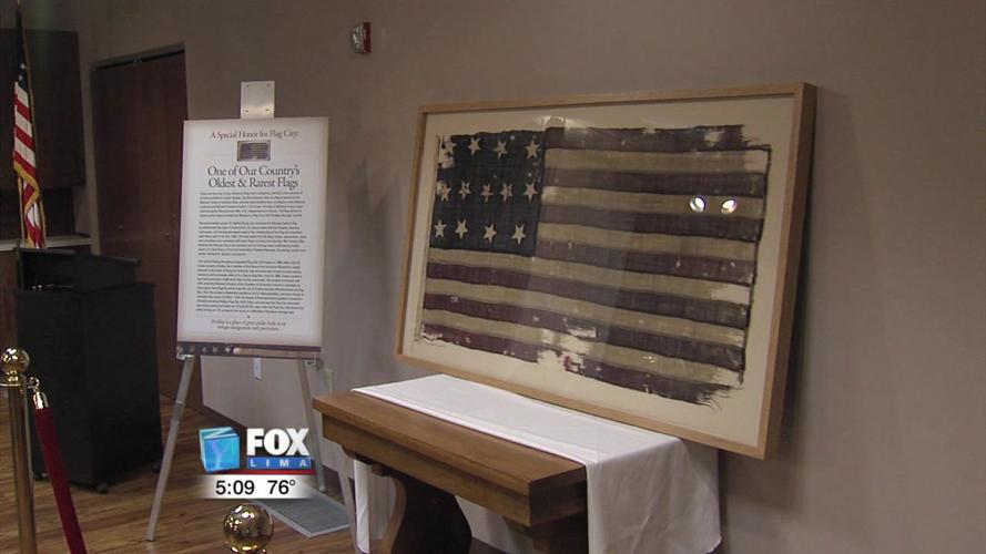 Rare Revolutionary War era flag on display at Hancock Historical Museum