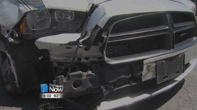 Two OSP Cruisers damaged in high speed chase, two arrested