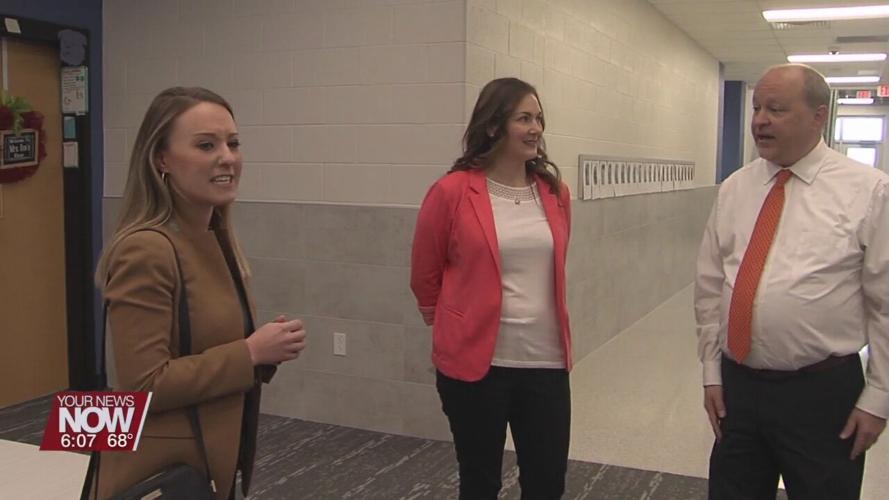 State Representative Susan Manchester visits Elida Elementary School for a tour of the new