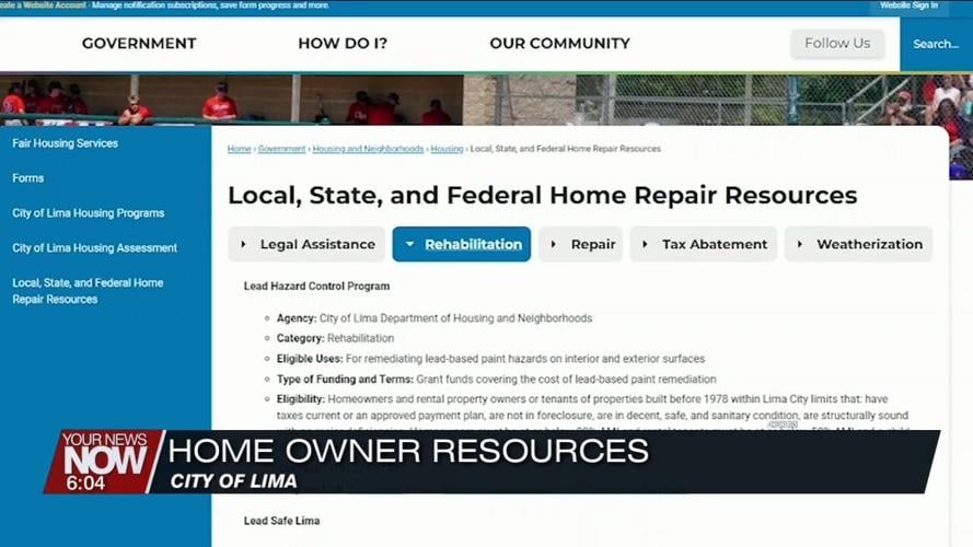 City of Lima offering resource guide to help with home repairs and rehabilitation of properties