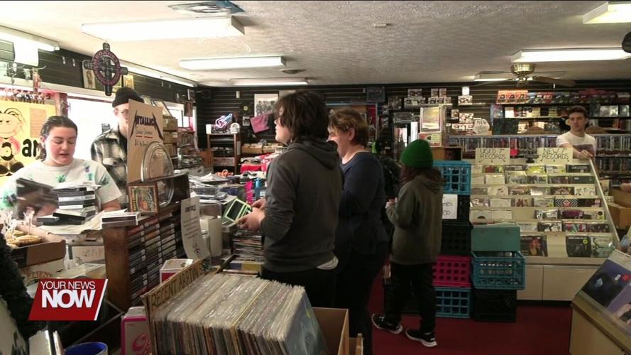 Music lovers celebrate National Record Store Day at Groamy's CDs and Tapes