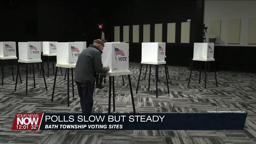 Polling locations slow but steady for March primary in Bath Township