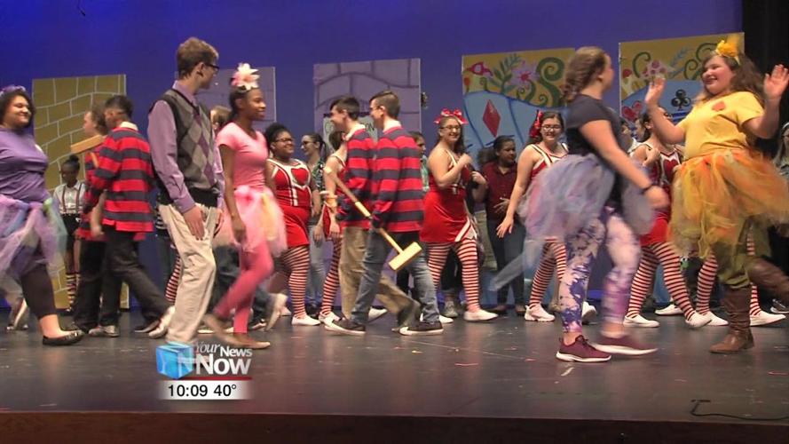 Composer and co-author checks out local production of his work 1.jpg