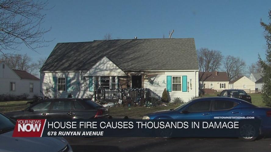 House sustains thousands of dollars of damage in fire