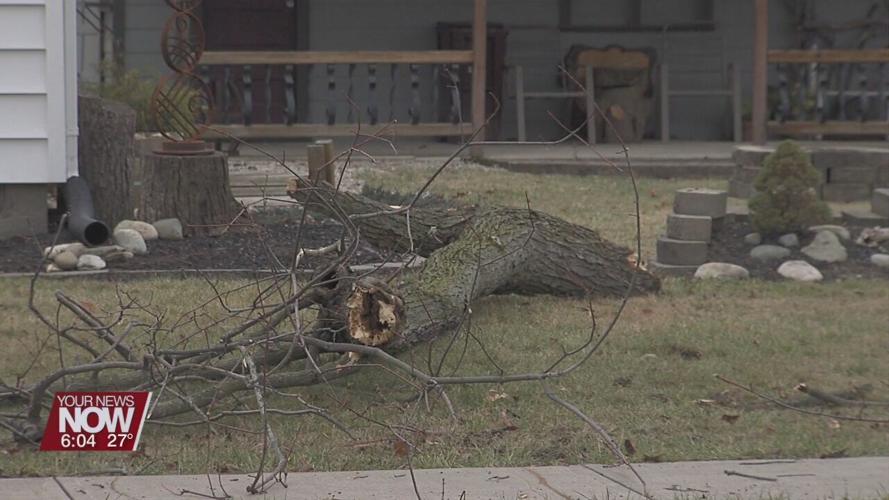 Semi truck causes damage in Lima