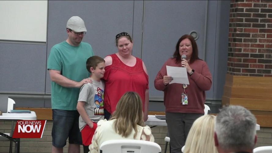 Lima City Schools present Family of the Year awards
