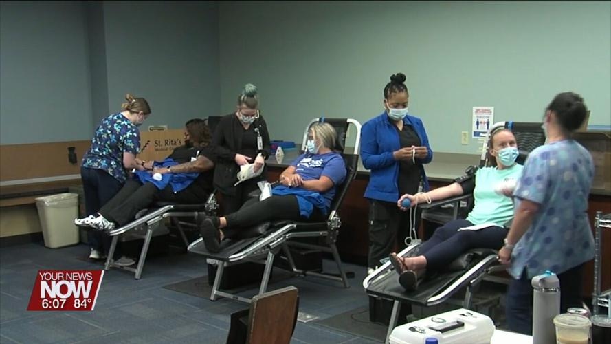 Community Blood Center partnering with Citizens National Bank and other Lima businesses for blood drives