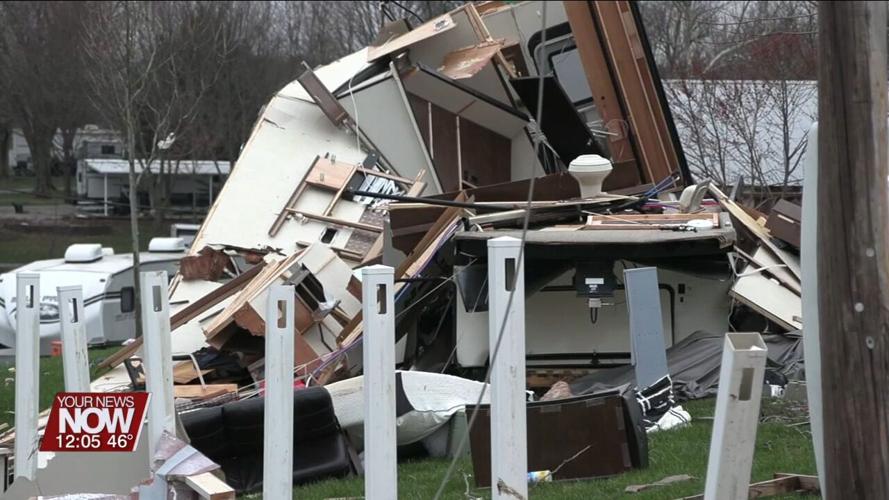 Auglaize County officials continue to survey storm-damaged RV park and surrounding homes