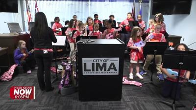 Heritage Elementary Ukulele Ensemble tours Lima to thank supporters