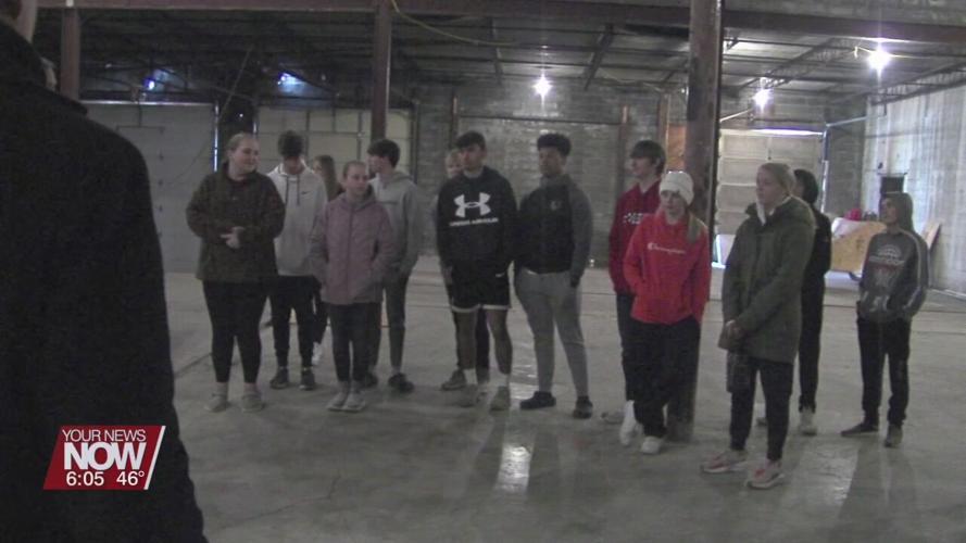 Columbus Grove students getting a behind the scenes look at economic development projects in downtown Lima