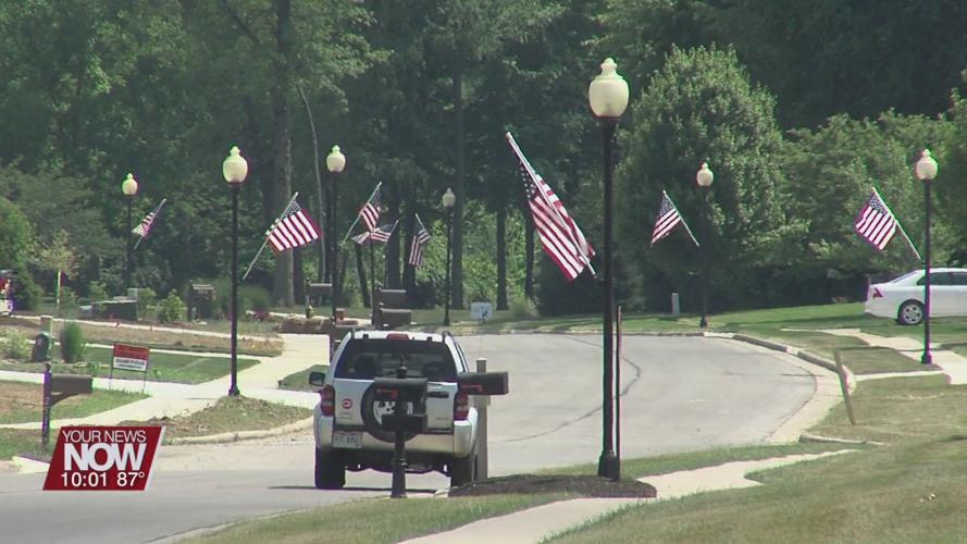 Monticello Subdivision donates to hang American flags on each lamp post