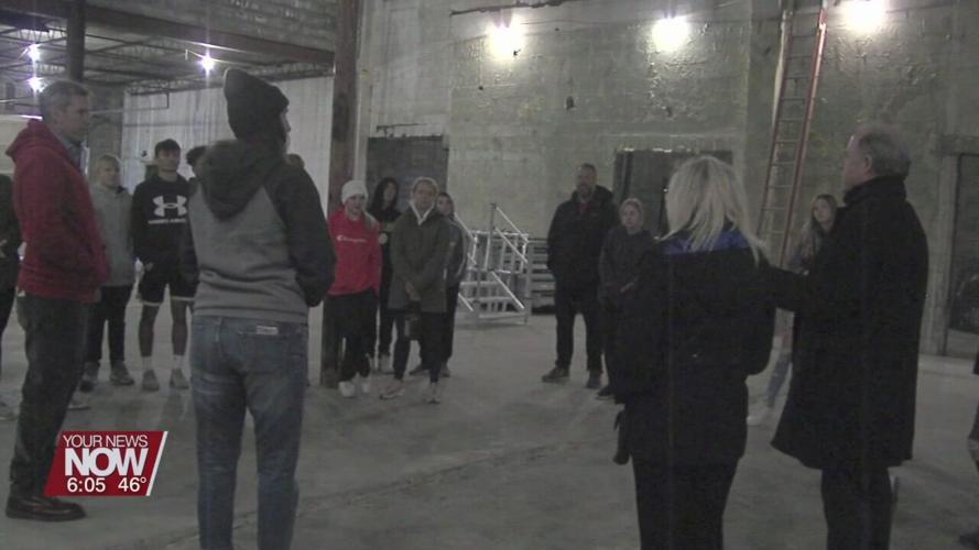 Columbus Grove students getting a behind the scenes look at economic development projects in downtown Lima