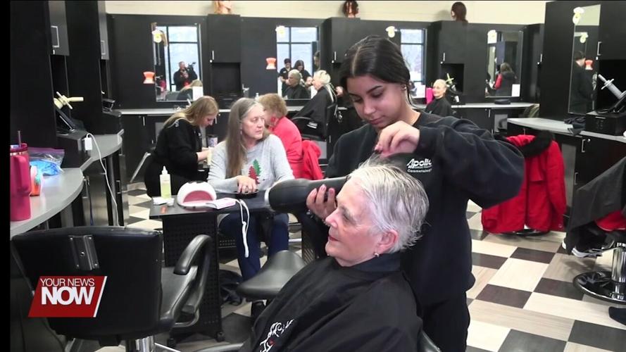 Area seniors treated to some pampering from Apollo Career Center students
