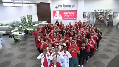Lima Memorial marks Wear Red Day to raise awareness about heart disease in women