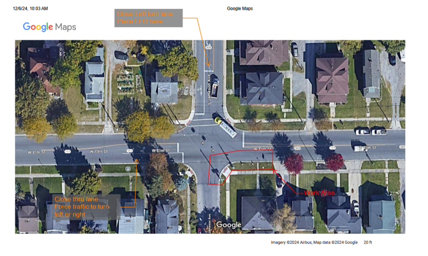 City of Lima announces work at Jameson and Elm Intersection