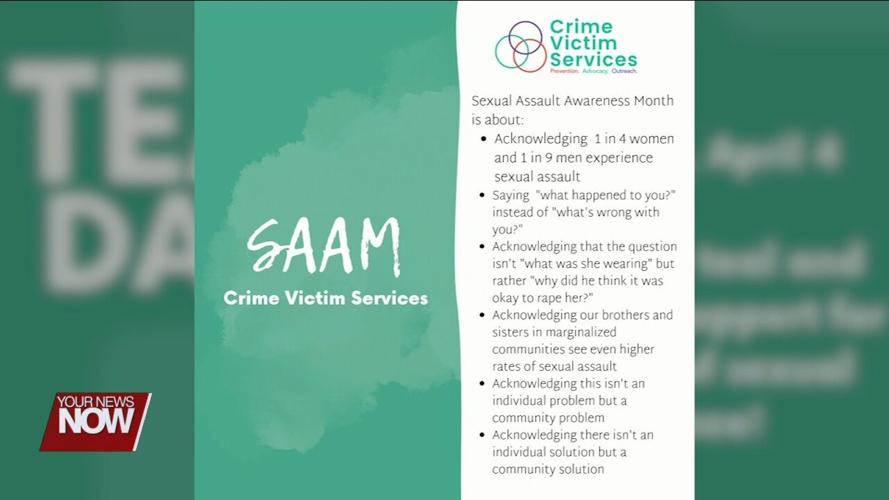 Public invited to wear teal on April 4th in support of survivors of sexual violence